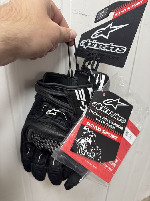 Моторукавиці Alpinestars - SMX-2 AIR carbon V2 (XL) (Не китай!) (НОВІ 99%)