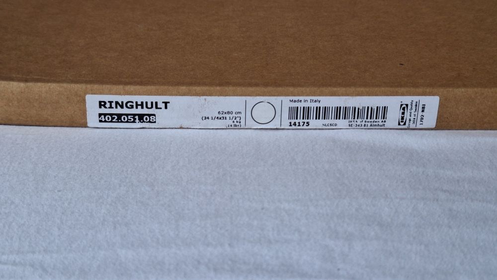 Painel lateral branco brilhante 62x80cm para cozinha IKEA Metod