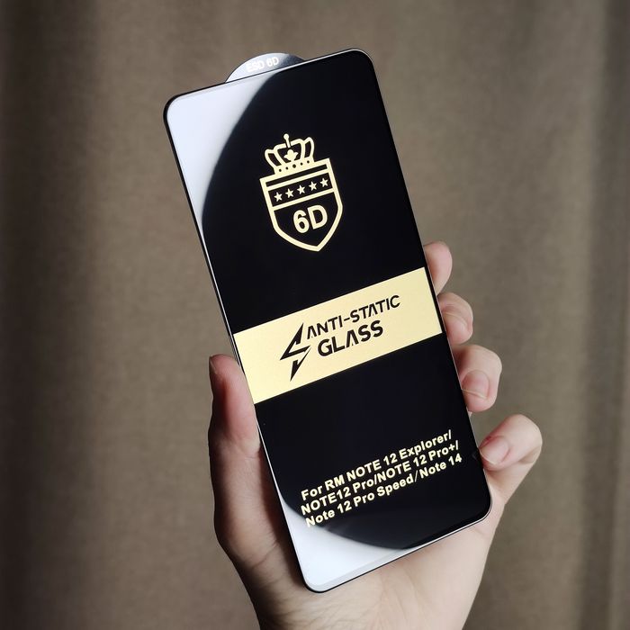 Захисне скло 6D Anti-Static для Xiaomi Redmi Note  12 Pro  Note 14