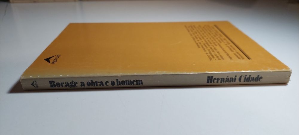 Bocage, A Obra e o Homem - Hernâni Cidade