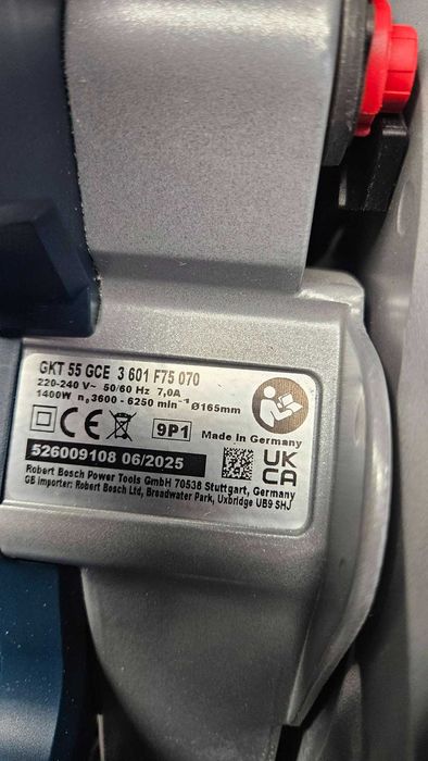 Pilarko-zagłębiarka Bosch GKT 55 GCE 1400W 165mm + LBOXX
