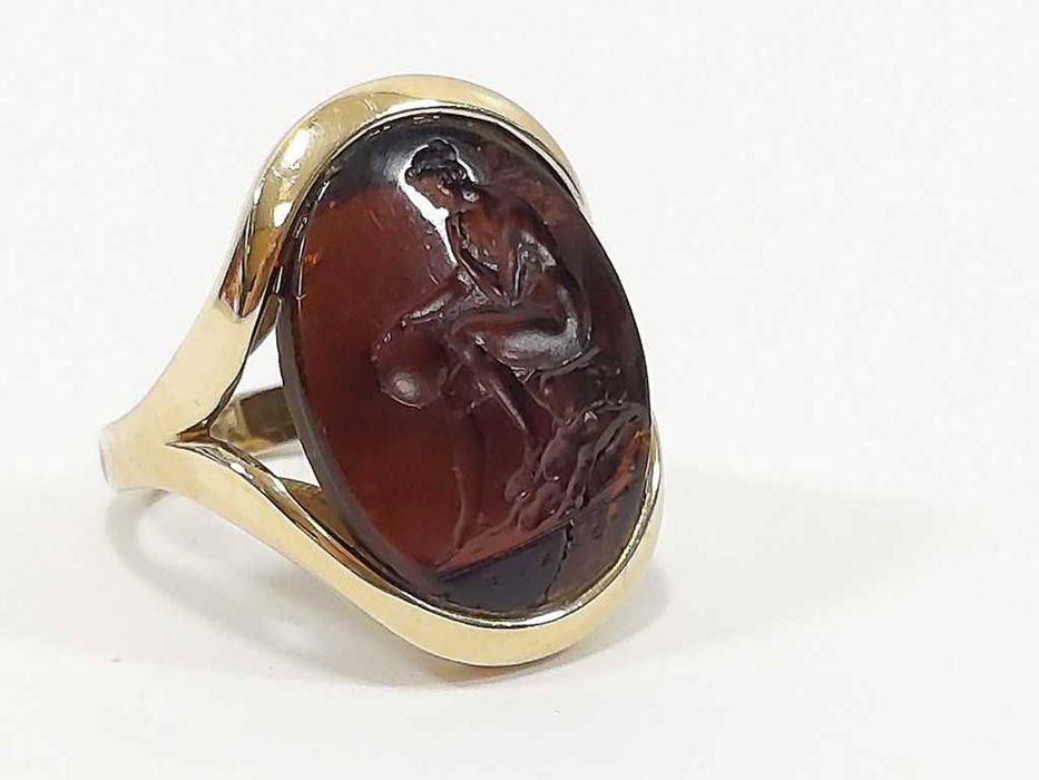 Antyczny złoty pierścień próby 585 rozmiar 15 #LoombardNidzica