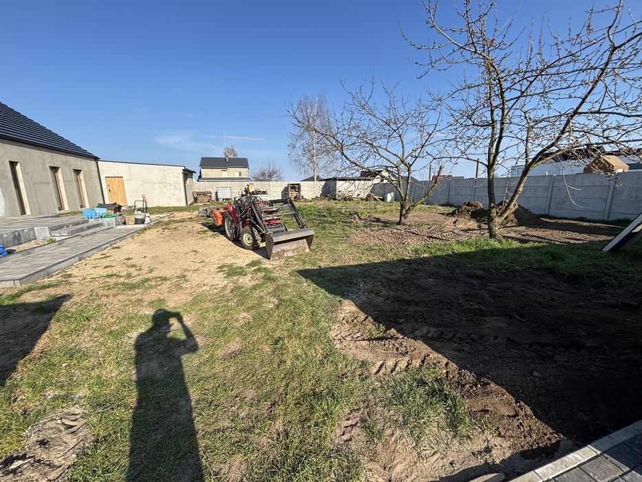 Usługi glebogryzarką separacyjną, niwelowanie terenu