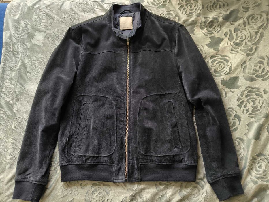 Casaco Mango em Pele Genuína, Homem, Tamanho XL, COMO NOVO