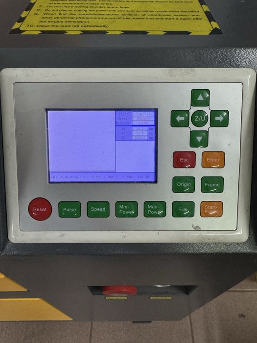 Laser - grawer CO2 pole pracy 40/60