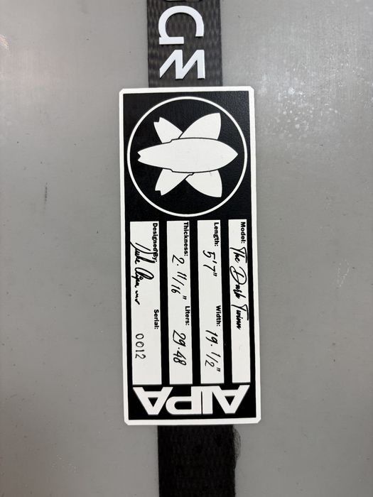 Prancha de Surf - AIPA The Dark Twinn  5'7'' | 29.48 L