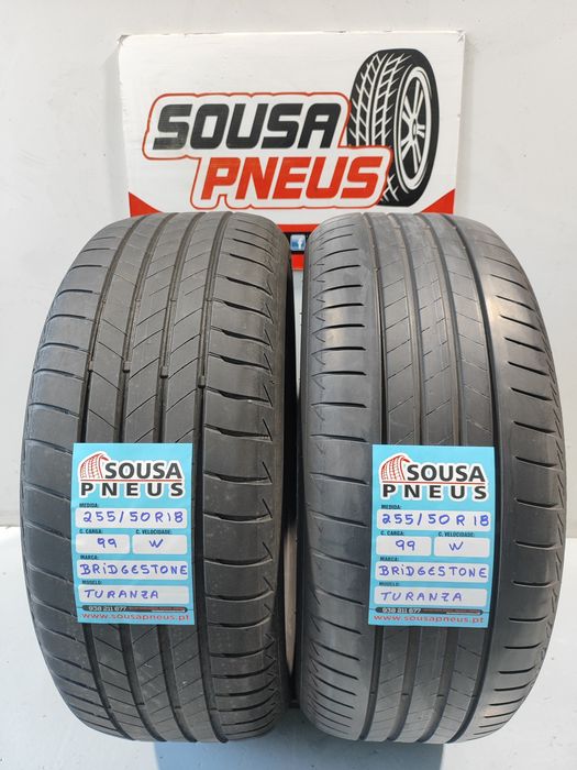 2 pneus semi novos 225-50R18 Bridgestone - 120 euros Oferta dos portes