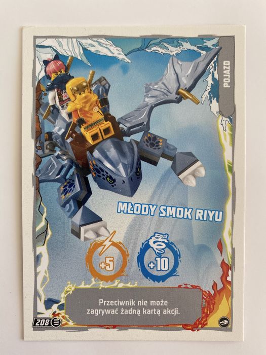 Karta Lego Ninjago nr 208 - seria 10.