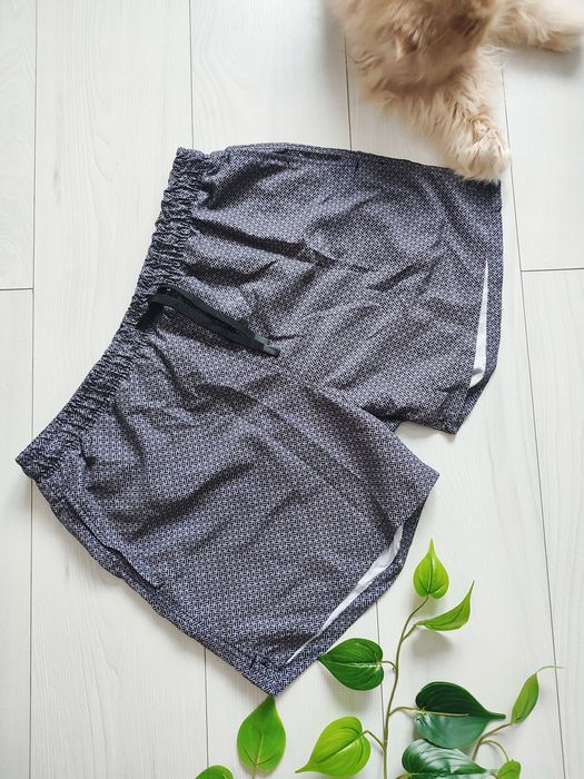 Męskie szare spodenki kąpielowe wiązane sportowe na basen 42 XL