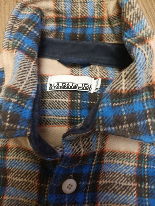 Плотная фланелевая рубашка Napapijri Overshirt (Размер S) Оригинал