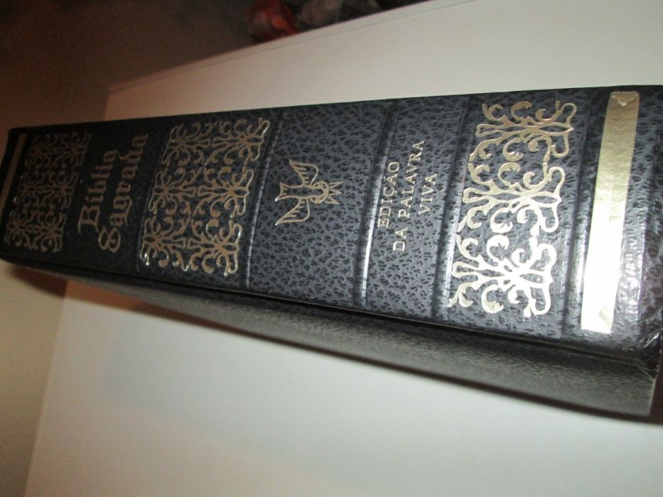 1 biblia em encadernação de luxo