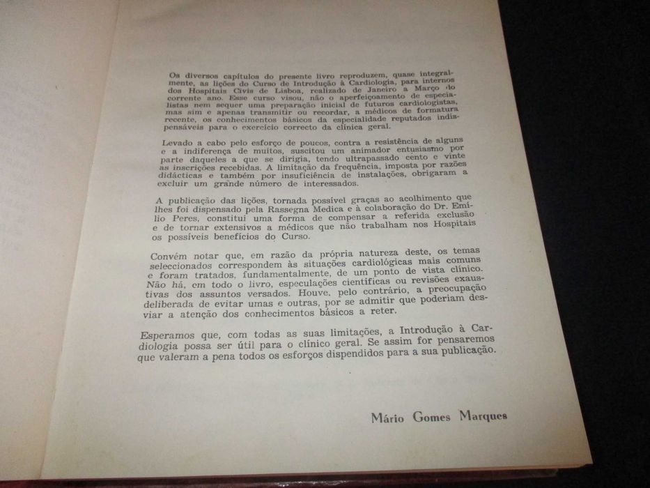 Livro Introdução à Cardiologia Mário Gomes Marques