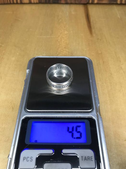 Кольцо Руны, кольцо Соломона "Все минає і це мине" серебро 925.п. 
Ра