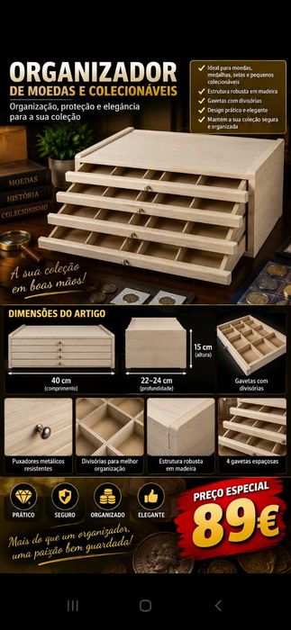 Caixa coleção 98€. Nova