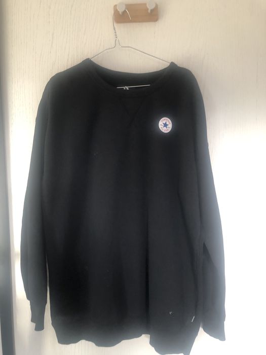 Czarna bluza sportowa converse