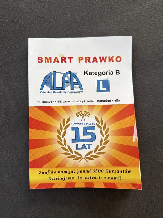Książka do nauki prawa jazdy Kat. B Zasady ruchu drogowego OSK