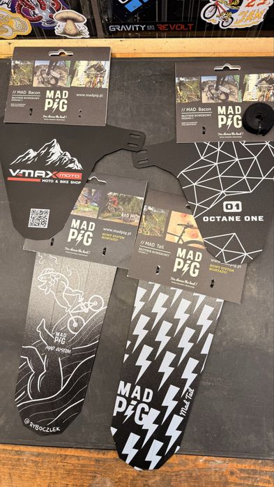 Błotniki rowerowe mad pig