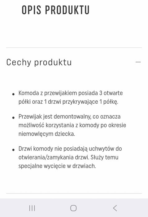 Przewijak komoda