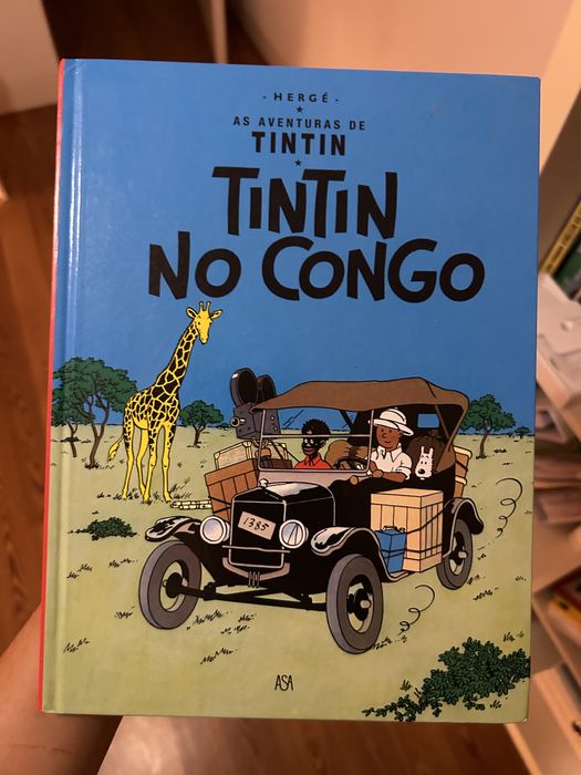 banda desenhada TINTIN no Congo