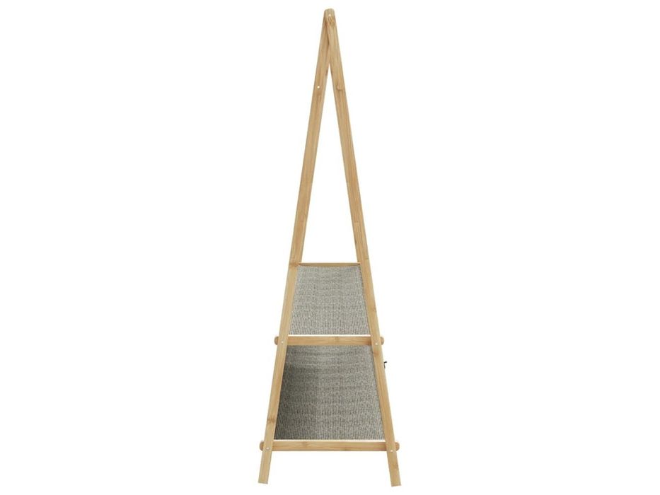 Clothes Rack, Cabideiro Marrom Bambu (132 Cm)