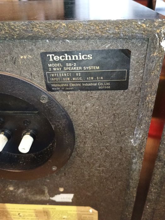 Kolumny głośnikowe Technics sb2