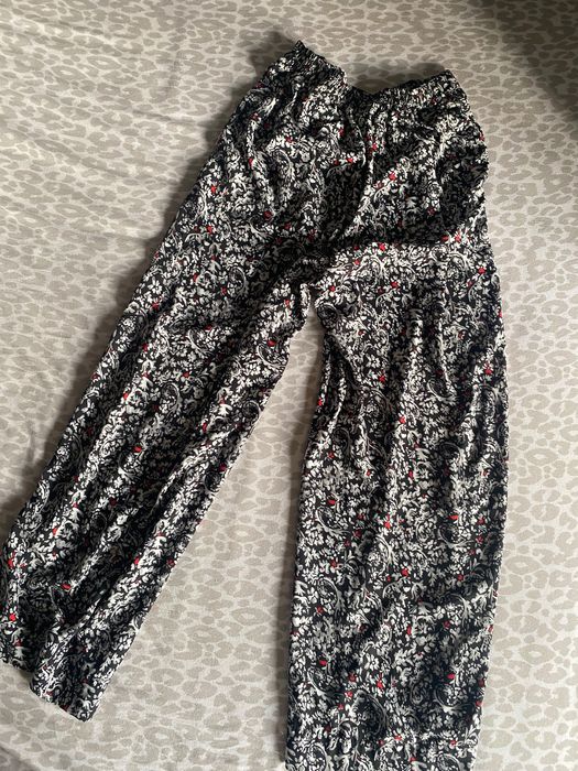 Szerokie spodnie materiałowe only