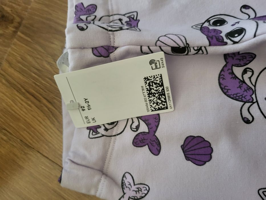 Legginsy ocieplane gabby 92 h&m