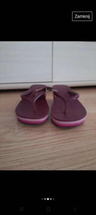 Klapki japonki na koturnie 36/37 Havaianas