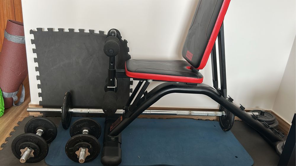 Pesos / barras e banco