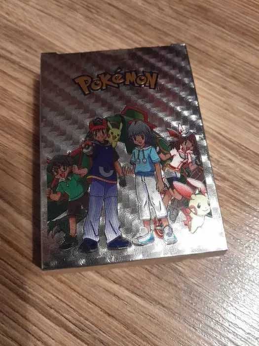 Nowe Karty Pokemon Srebrne 55 kart Szybka Wysyłka Wyprzedaż !!