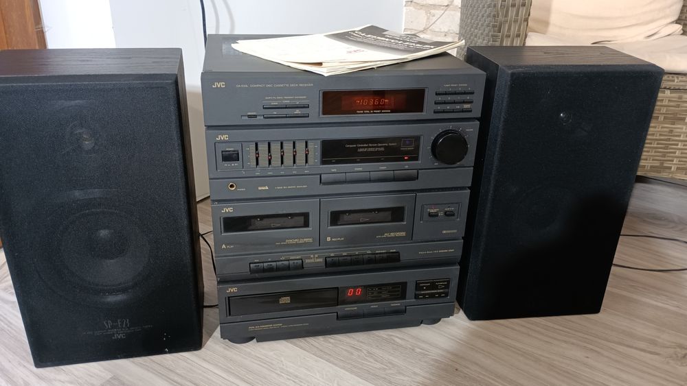 Wieża JVC kolumny JVC