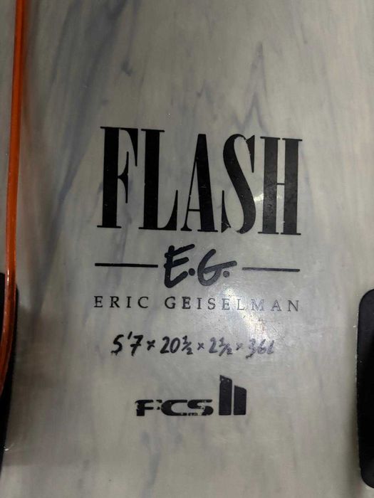 Prancha de surf Softech Flash Eric Geiselman Grey Marble