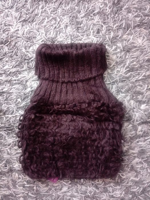 Nowy komin kołnierz tzw.fałszywy golf brązowy