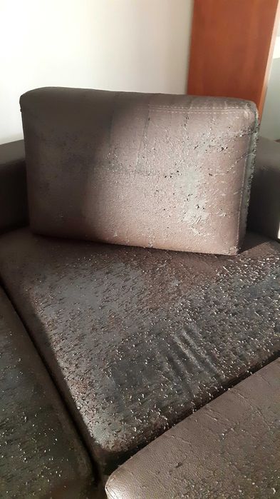 Sofa de canto para estofar