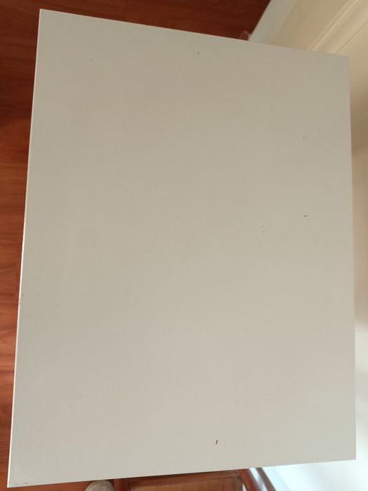 IKEA HEMNES Mesa de Cabeceira Cinza claro – Bom Estado