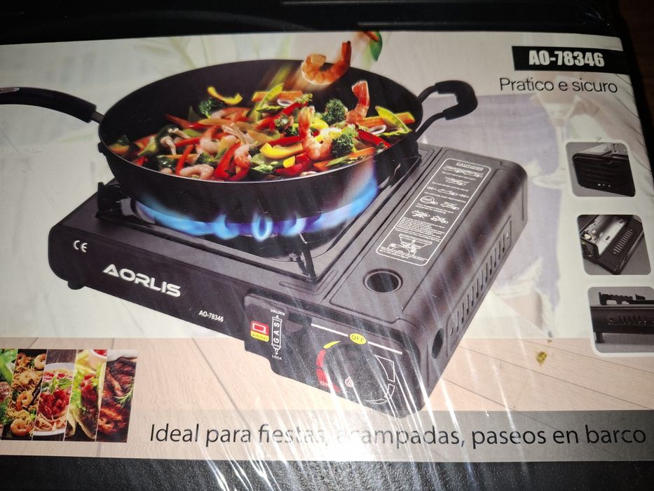 Fogão portatil campismo Aorlis Novo