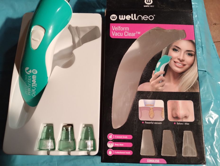 Kosmetyczny odkurzacz do usowania węgrów i zaskurniaków