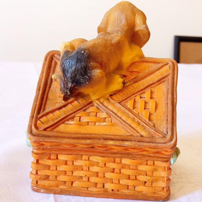 Conjunto de 3 bonecos figuras em resina