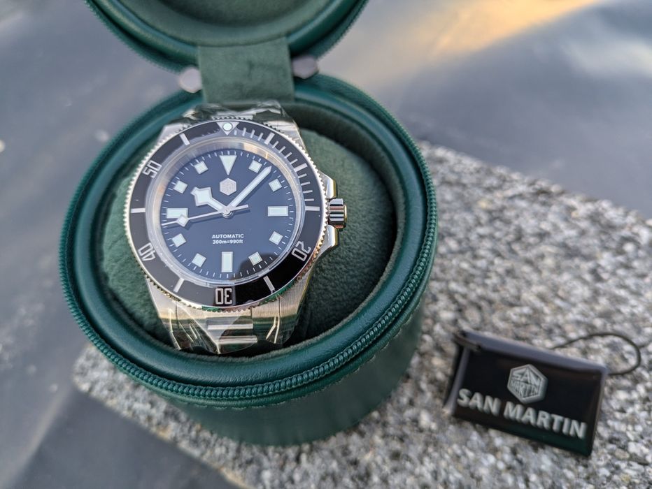 Zegarek San Martin Tudor ceramika nh35