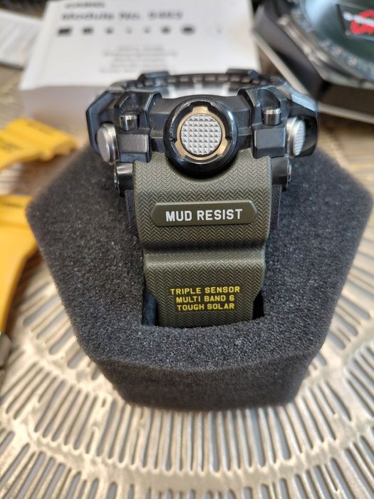 Casio gwg1000 zielony i zolty pasek