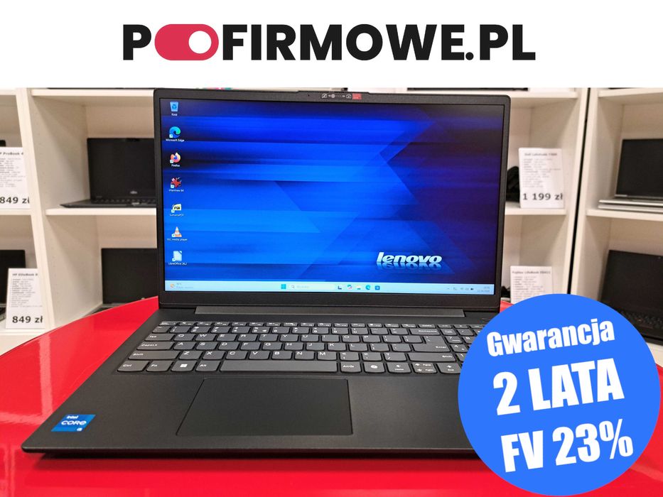 Fabrycznie nowy, biurowy Lenovo V15 G5 IRL 15,6" Intel i5-13420h 16GB DDR5 512SSD NVME IPS FullHD Windows 11 Gwarancja Faktura Pełen Komplet