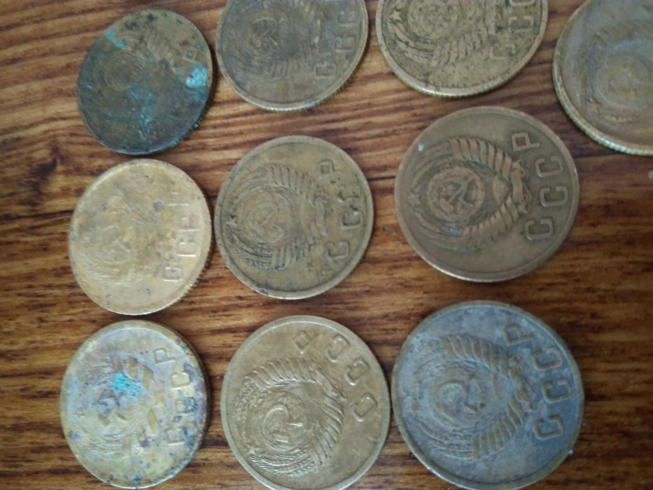 Монета 2 копейки 1936,1949,1952,1956,1957