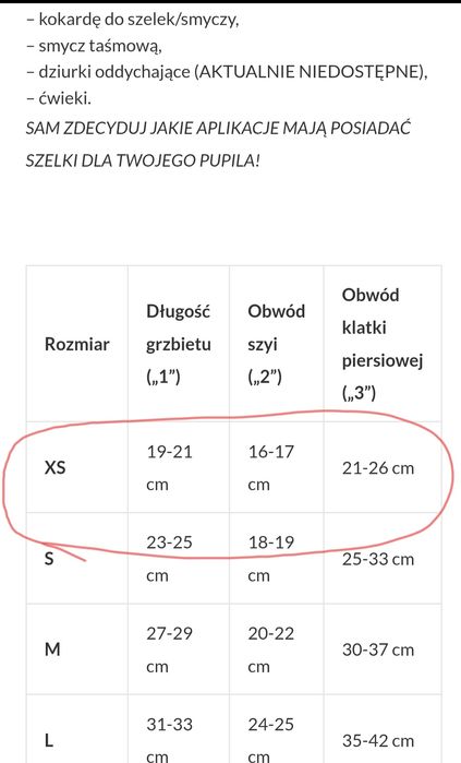 Szelki bezuciskowe Coocky XS