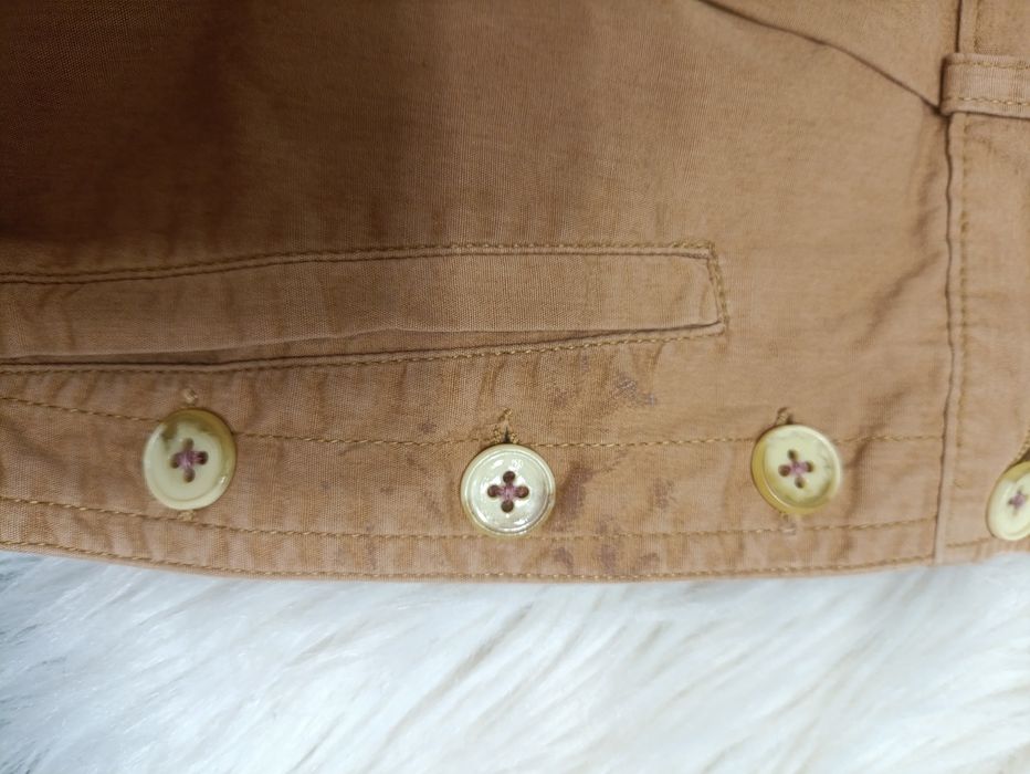 Spodenki szorty Bermudy z wysokim stanem 42 Pierre Cardin Paris