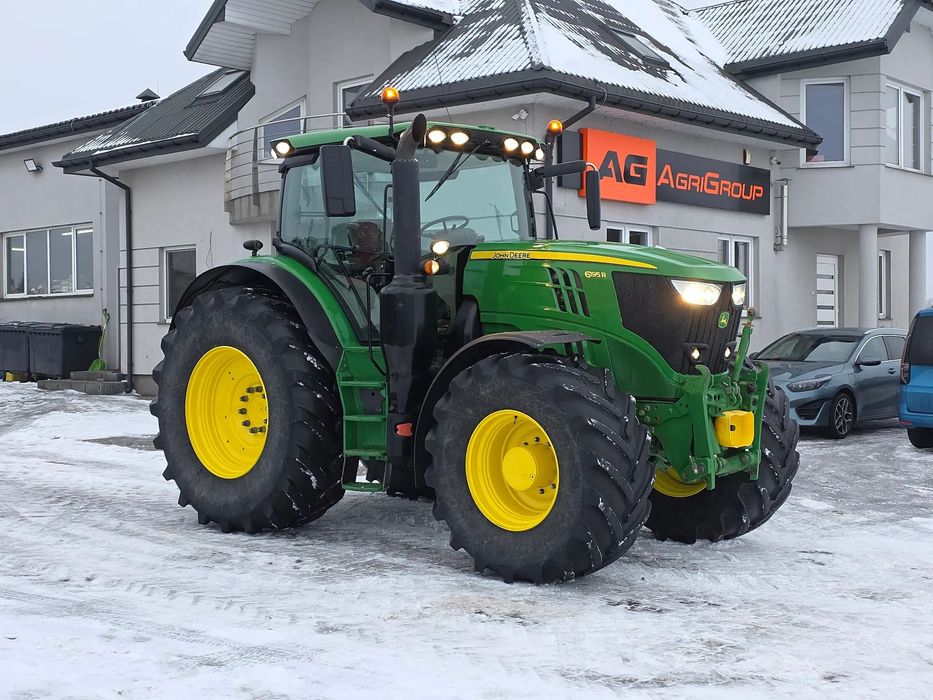 John Deere 6195R FULL OPCJA !!! 2015R  Pneuma !!! Przedni Tuz i WOM Tls Amortyzowana Kabina !!!