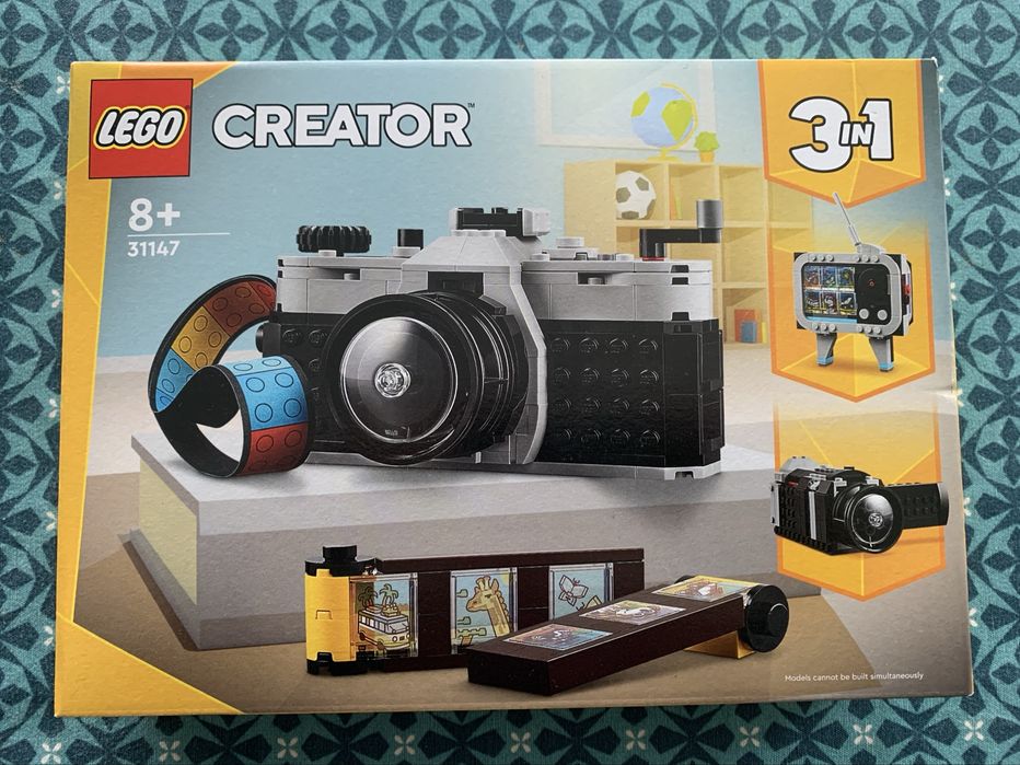 Lego creator 3 em 1 maquina fotografica retro (31147)