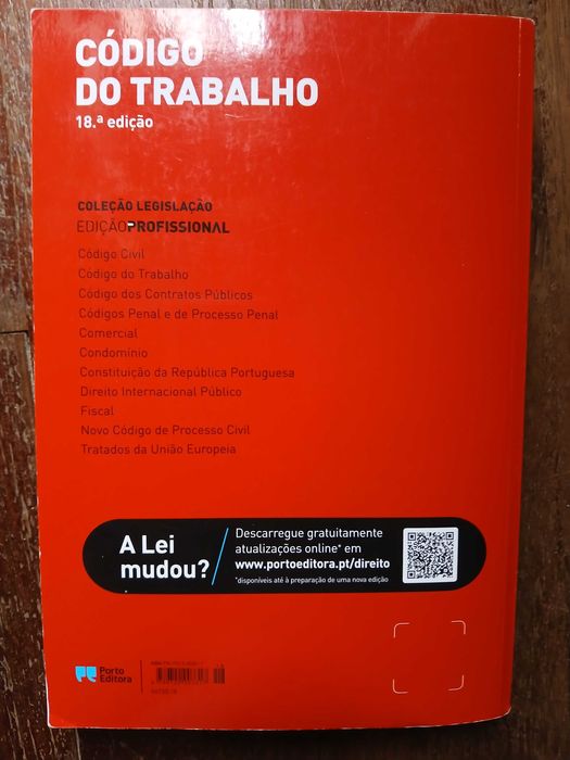 Código do Trabalho 18ª edição