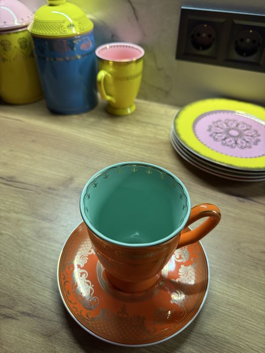 Pols potten чашка + блюдце 300 мл