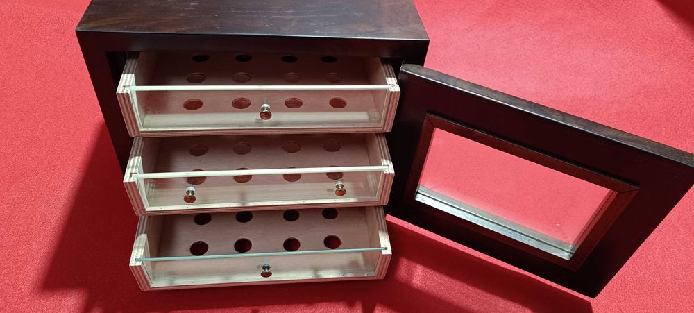 Humificador Premium em Madeira Nobre