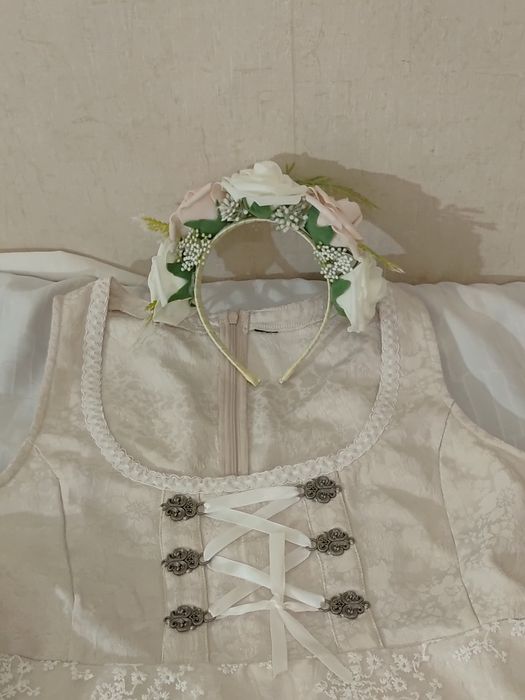 Strój przebranie ludowe folk Oktoberfest Jagna Chłopi wesele roz 40